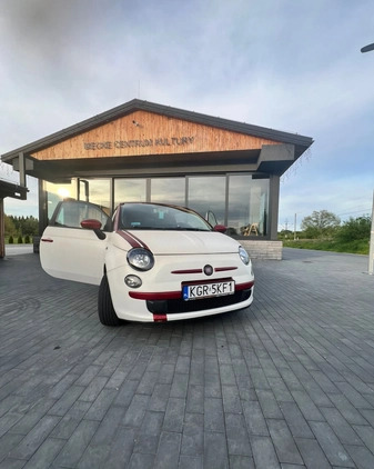 Fiat 500 cena 21500 przebieg: 187500, rok produkcji 2008 z Biecz małe 436